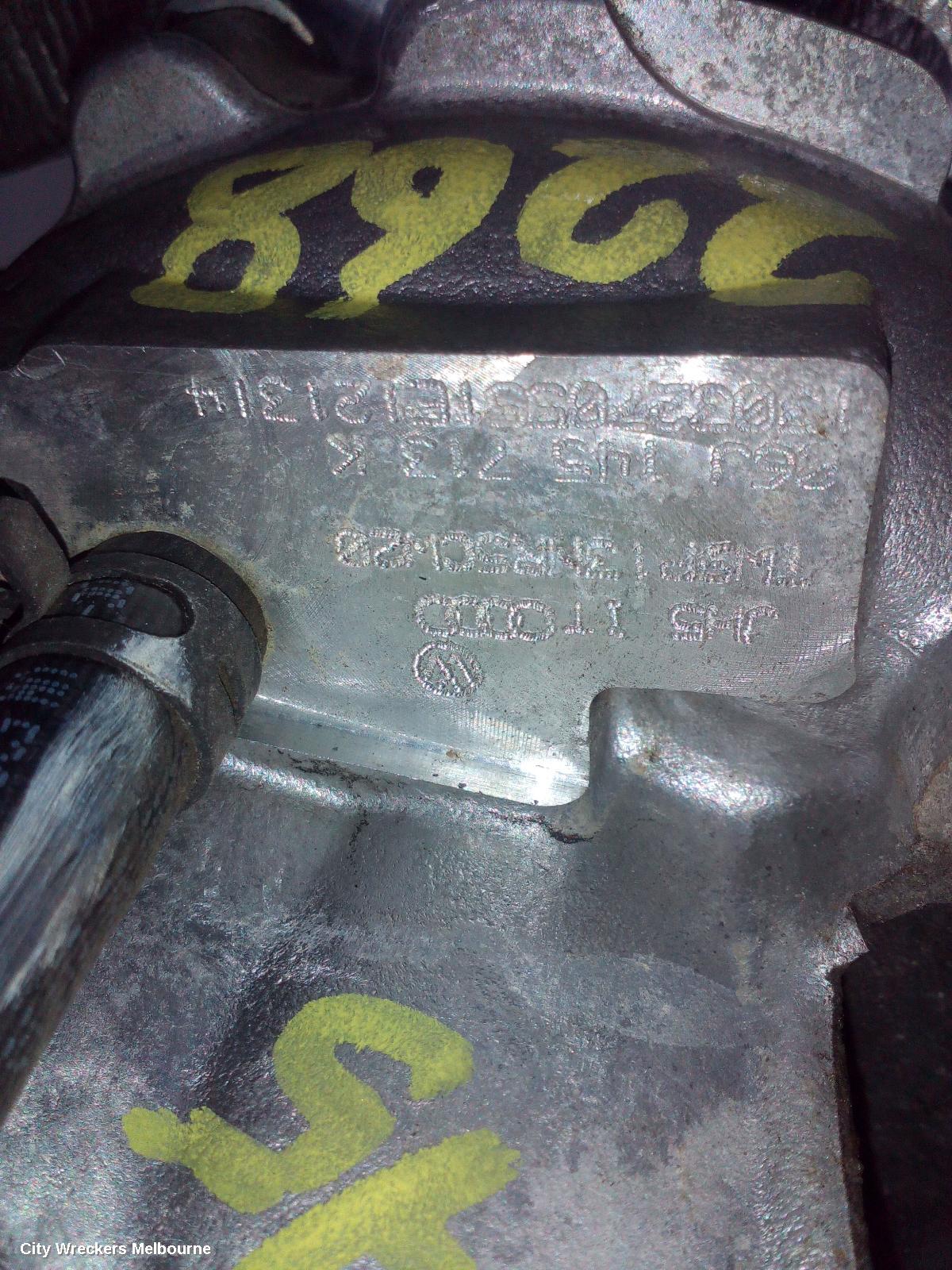 AUDI Q3 TURBO SUPERCHARGER, PETROL, 2.0, CCZC CODE, 8U, 03/2012 ONWARDS