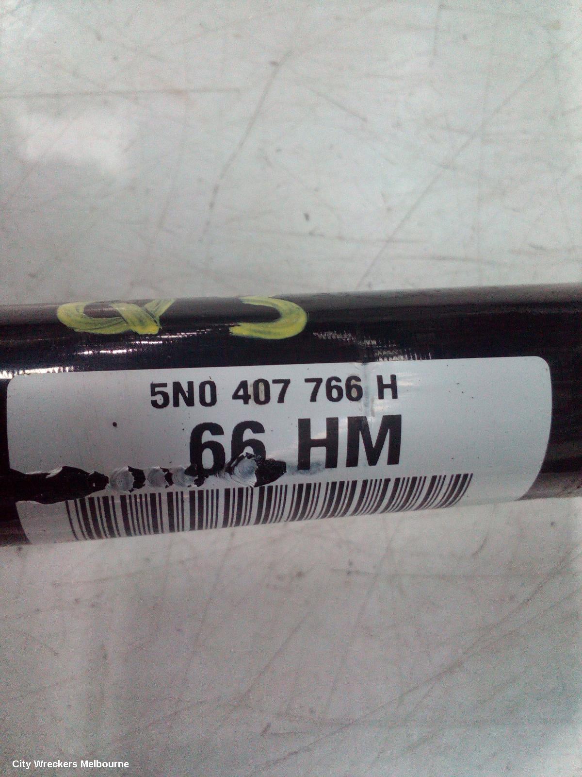 AUDI Q3 RIGHT DRIVESHAFT, FRONT, 2.0/2.5, PETROL, 8U, Q3/RSQ3, 03/2012 - 12/2018