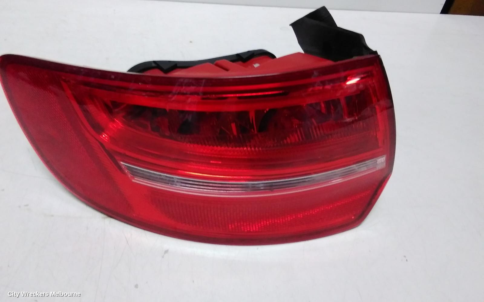 AUDI A3 LEFT TAILLIGHT, A3/S3, 8P, 5DR HATCH, 07/2008 - 04/2013