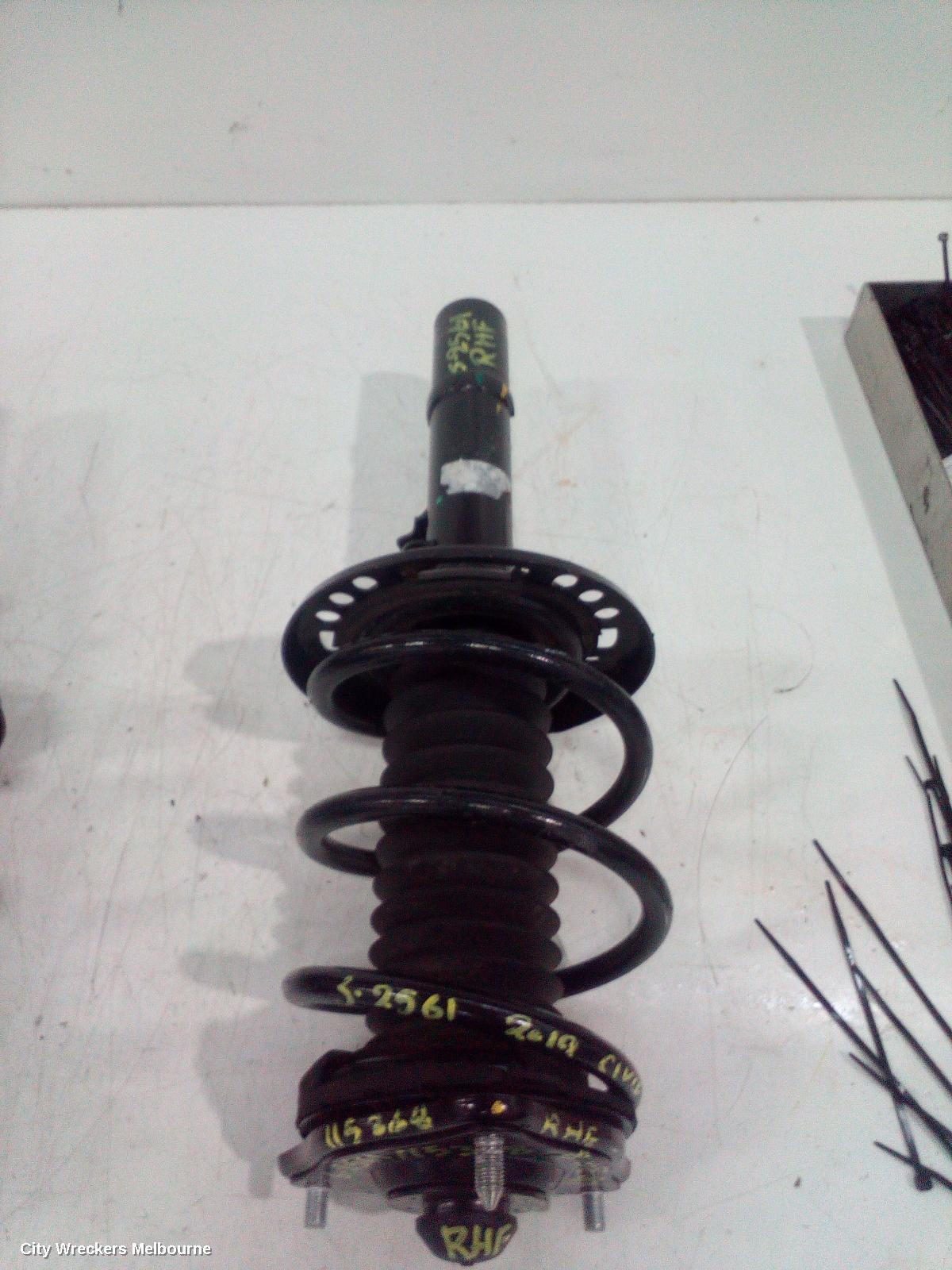 HONDA CIVIC RIGHT FRONT STRUT, 10TH GEN, 05/2016 - 08/2021
