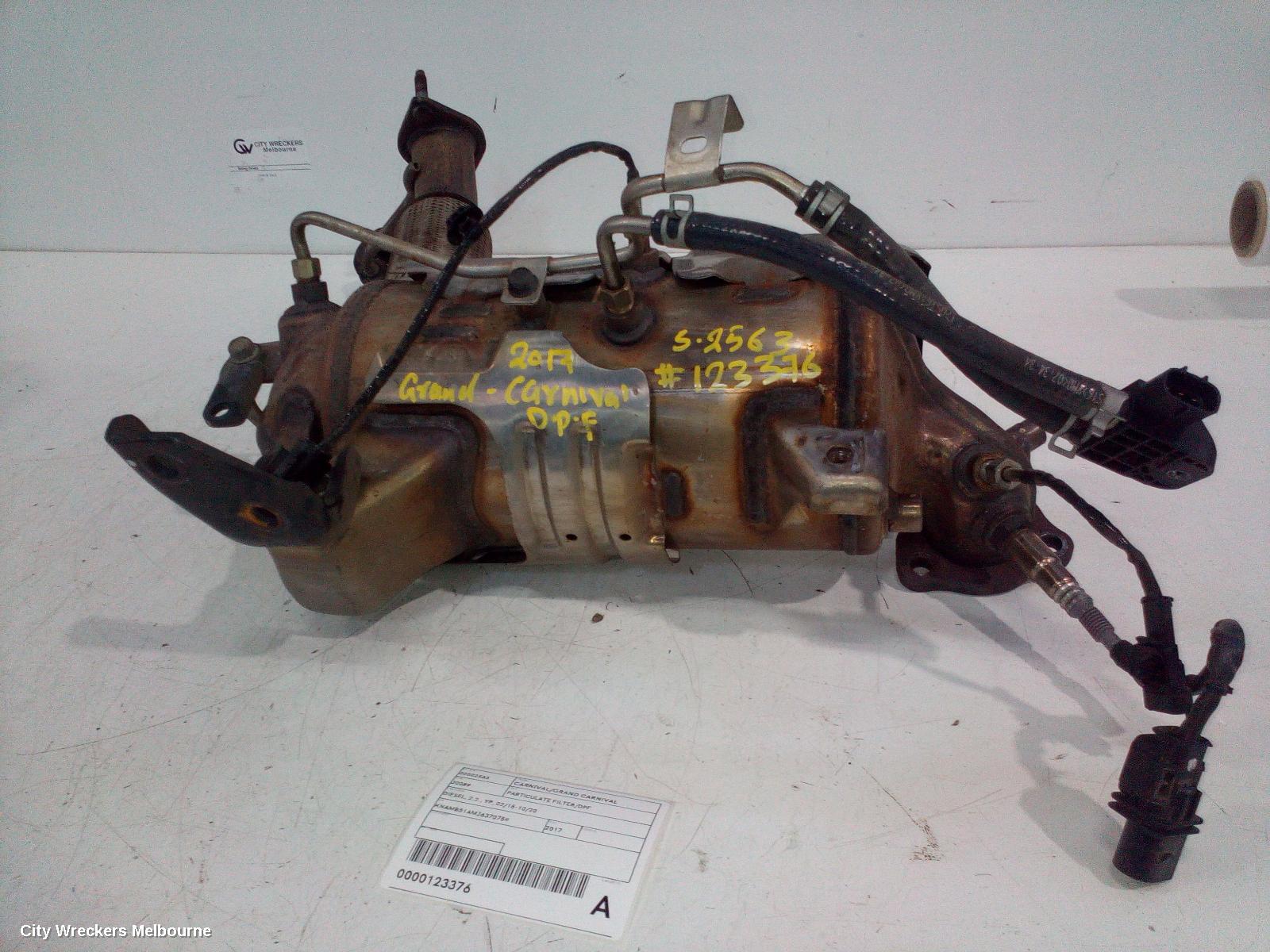 KIA CARNIVAL/GRAND CARNIVAL PARTICULATE FILTER/DPF, DIESEL, 2.2., YP, 02/2015 - 10/2020