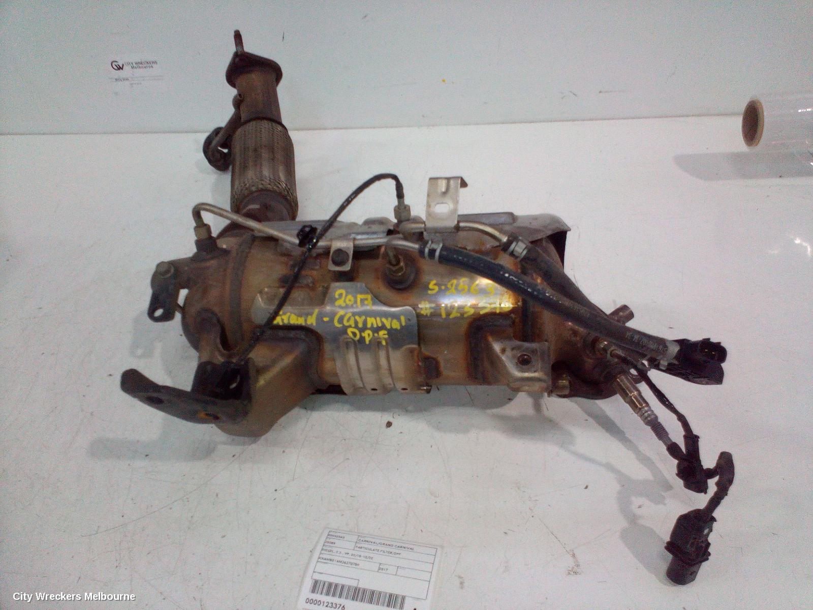 KIA CARNIVAL/GRAND CARNIVAL PARTICULATE FILTER/DPF, DIESEL, 2.2., YP, 02/2015 - 10/2020
