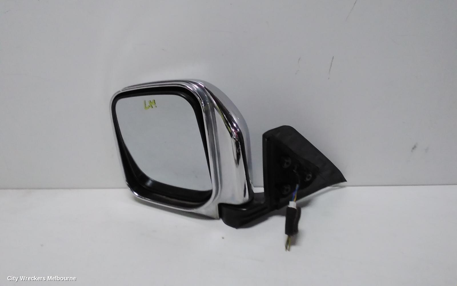 MITSUBISHI CHALLENGER LEFT DOOR MIRROR, PA, POWER, CHROME, 06/2000 - 01/2006