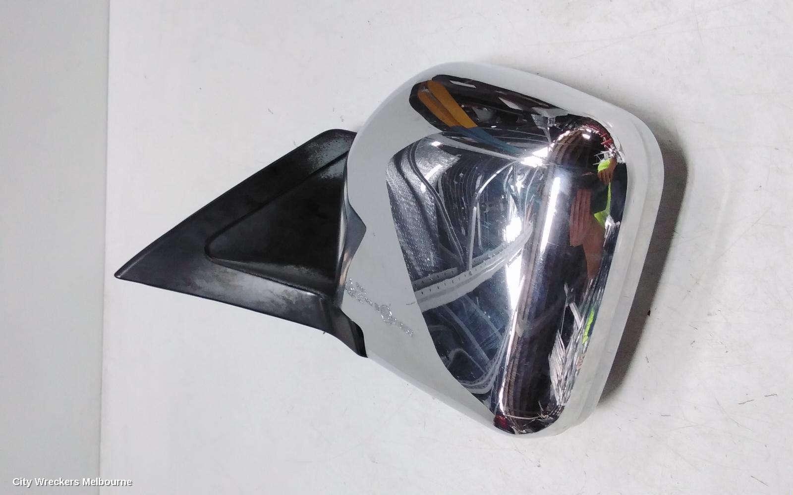 MITSUBISHI CHALLENGER LEFT DOOR MIRROR, PA, POWER, CHROME, 06/2000 - 01/2006