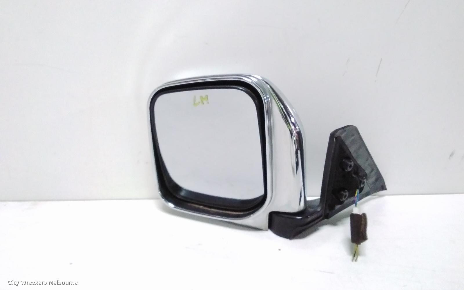 MITSUBISHI CHALLENGER LEFT DOOR MIRROR, PA, POWER, CHROME, 06/2000 - 01/2006