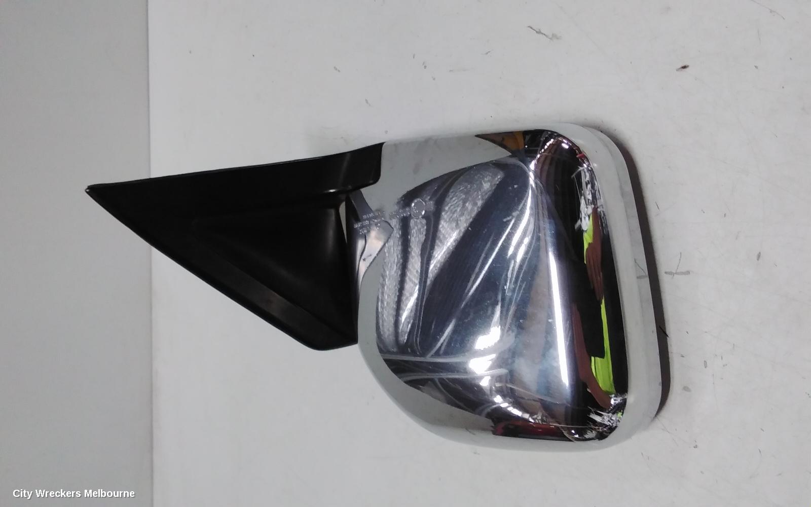 MITSUBISHI CHALLENGER RIGHT DOOR MIRROR, PA, POWER, CHROME, 06/2000 - 01/2006