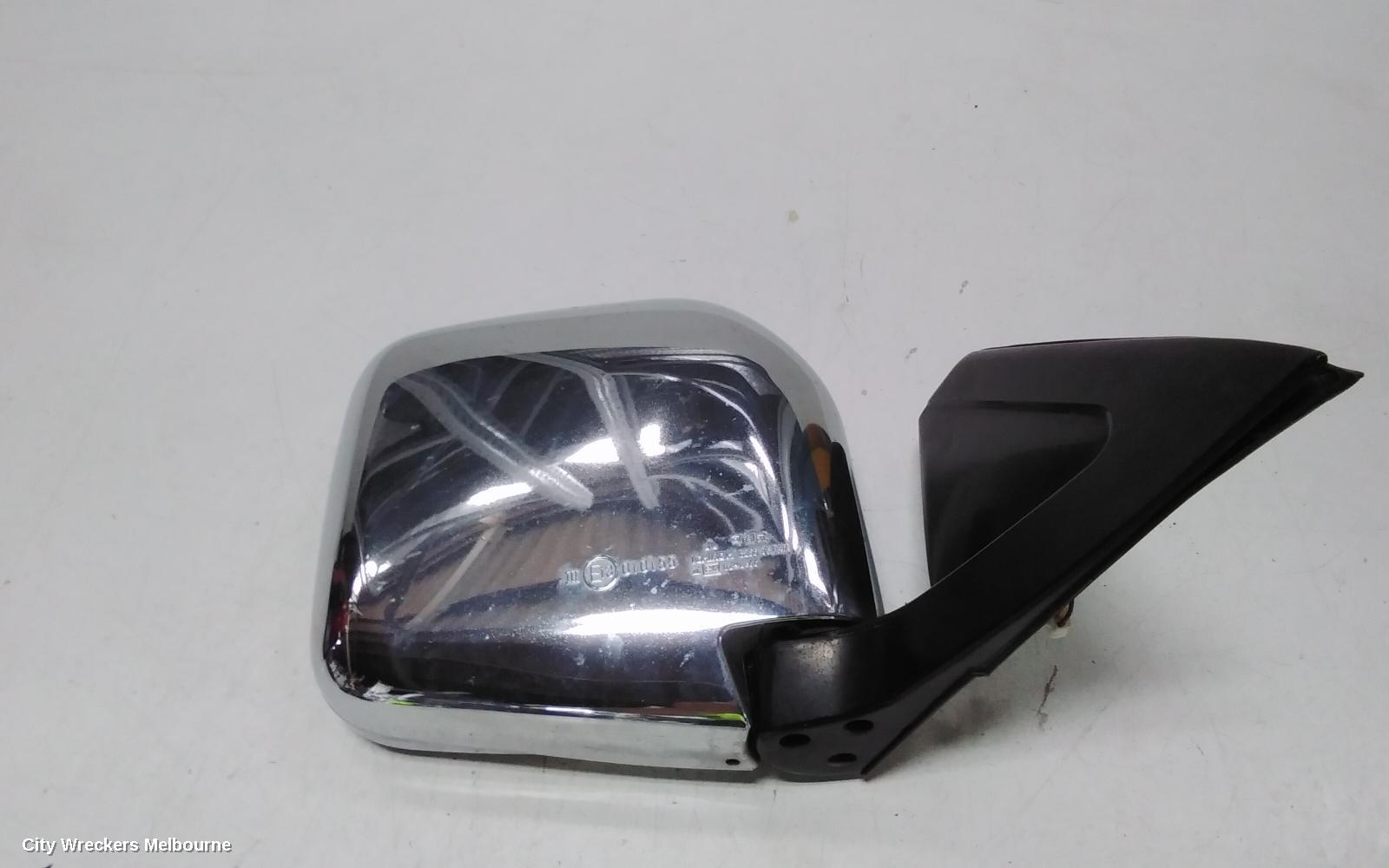 MITSUBISHI CHALLENGER RIGHT DOOR MIRROR, PA, POWER, CHROME, 06/2000 - 01/2006