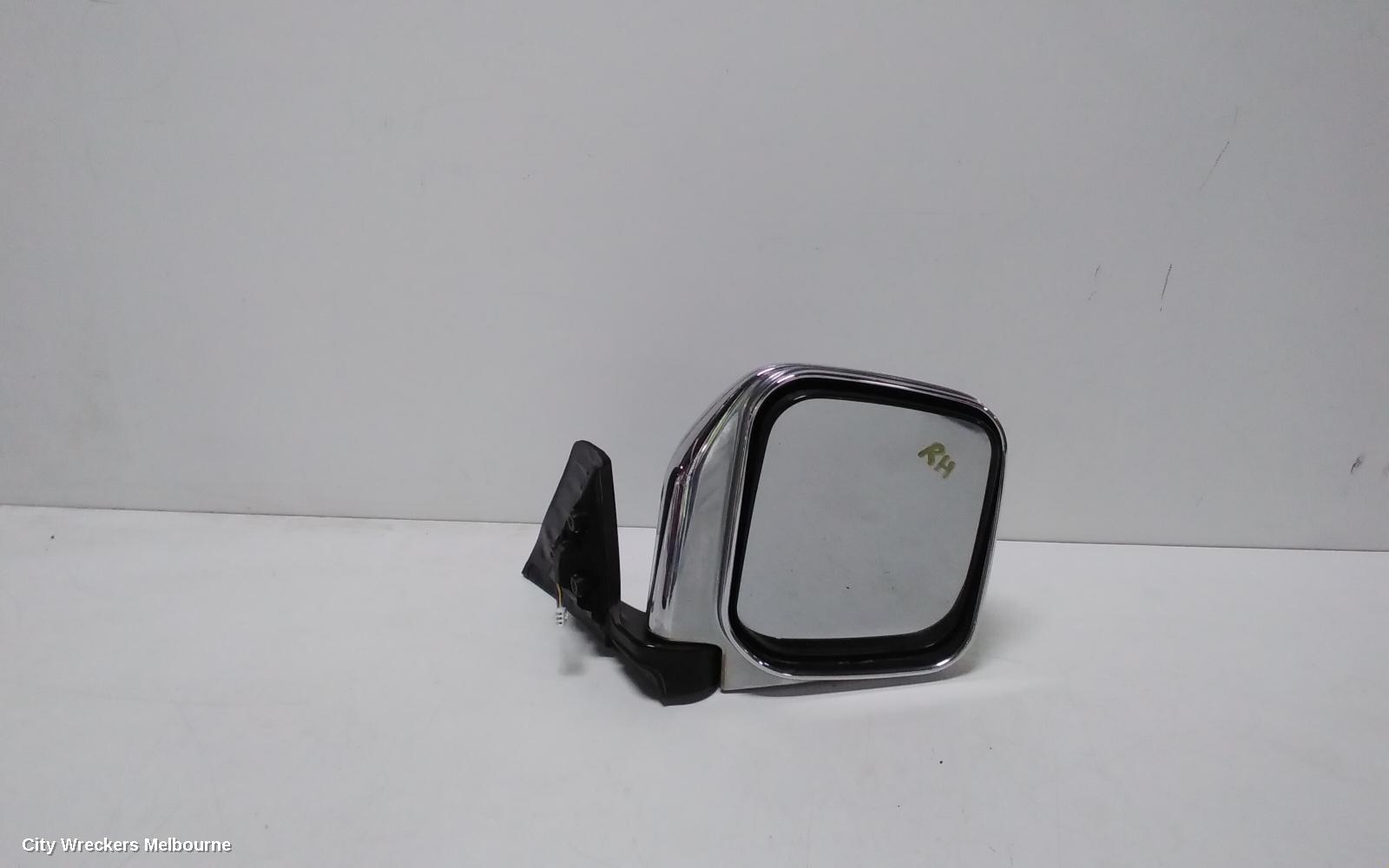 MITSUBISHI CHALLENGER RIGHT DOOR MIRROR, PA, POWER, CHROME, 06/2000 - 01/2006