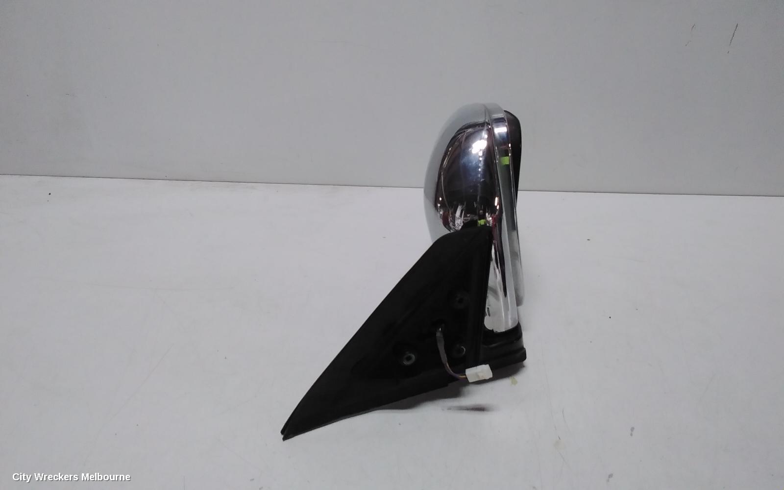 MITSUBISHI CHALLENGER RIGHT DOOR MIRROR, PA, POWER, CHROME, 06/2000 - 01/2006