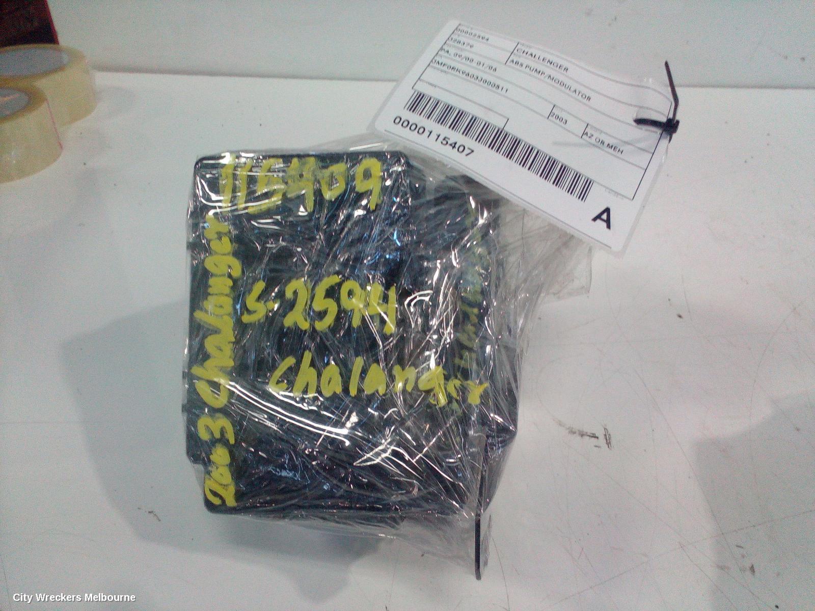 MITSUBISHI CHALLENGER ABS PUMP/MODULATOR, PA, 09/2000 - 01/2006