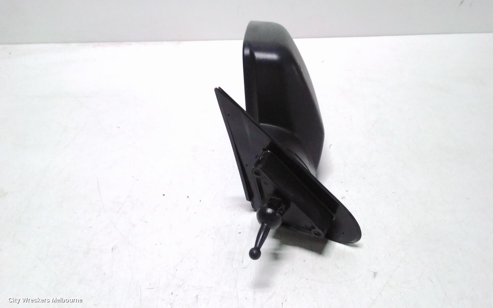 KIA PREGIO LEFT DOOR MIRROR, CT, MANUAL, SQUARE TYPE, 07/2004 - 01/2006