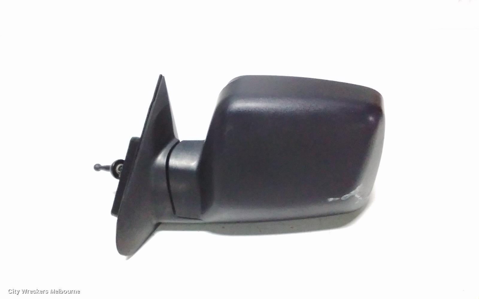 KIA PREGIO LEFT DOOR MIRROR, CT, MANUAL, SQUARE TYPE, 07/2004 - 01/2006