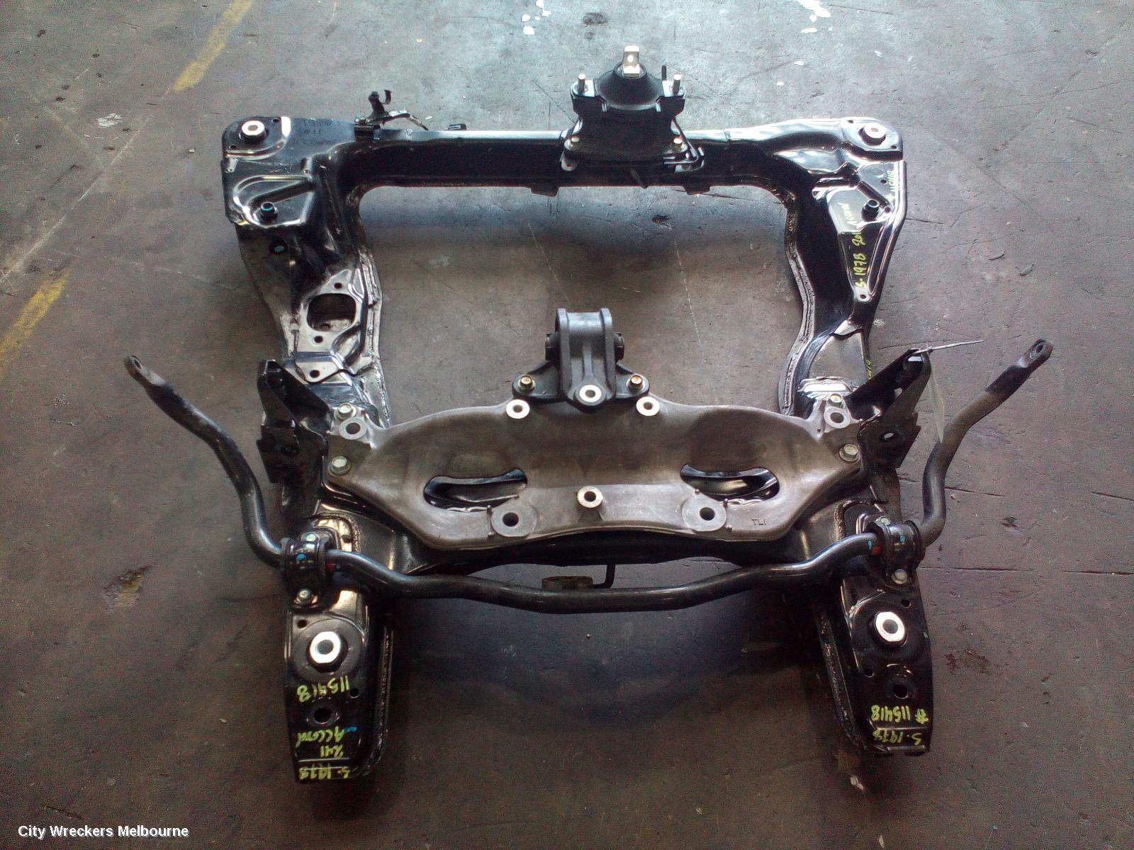 HONDA ACCORD FRT XMEMBER/CRADLE, 8TH GEN, EURO (VIN JHMCU), CRADLE, 02/2010 - 12/2015