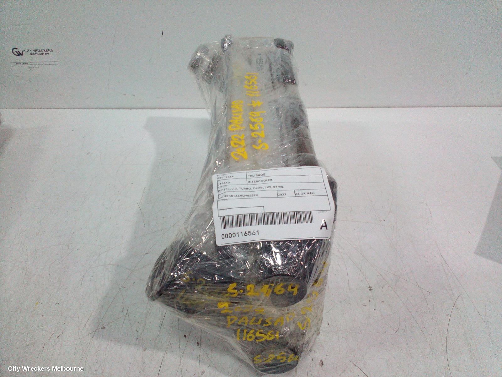 HYUNDAI PALISADE INTERCOOLER, DIESEL, 2.2, TURBO, D4HB, LX2, 07/2020 ONWARDS