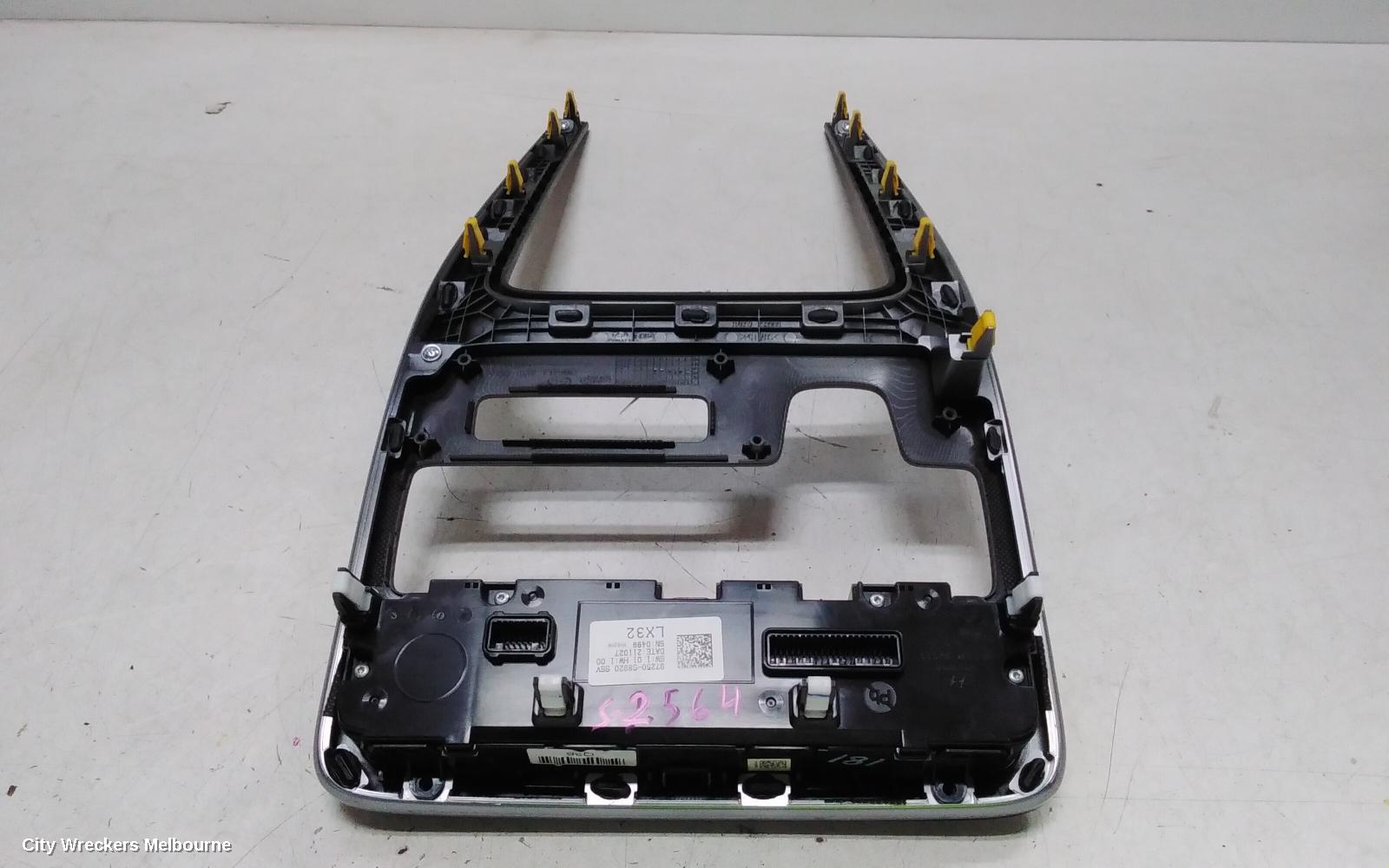 HYUNDAI PALISADE HEATER/AC CONTROLS, REAR THREE ZONE CLIMATE CONTROL, W/SEAT WARMER TYPE, LX2, 07/2020 ONWARDS