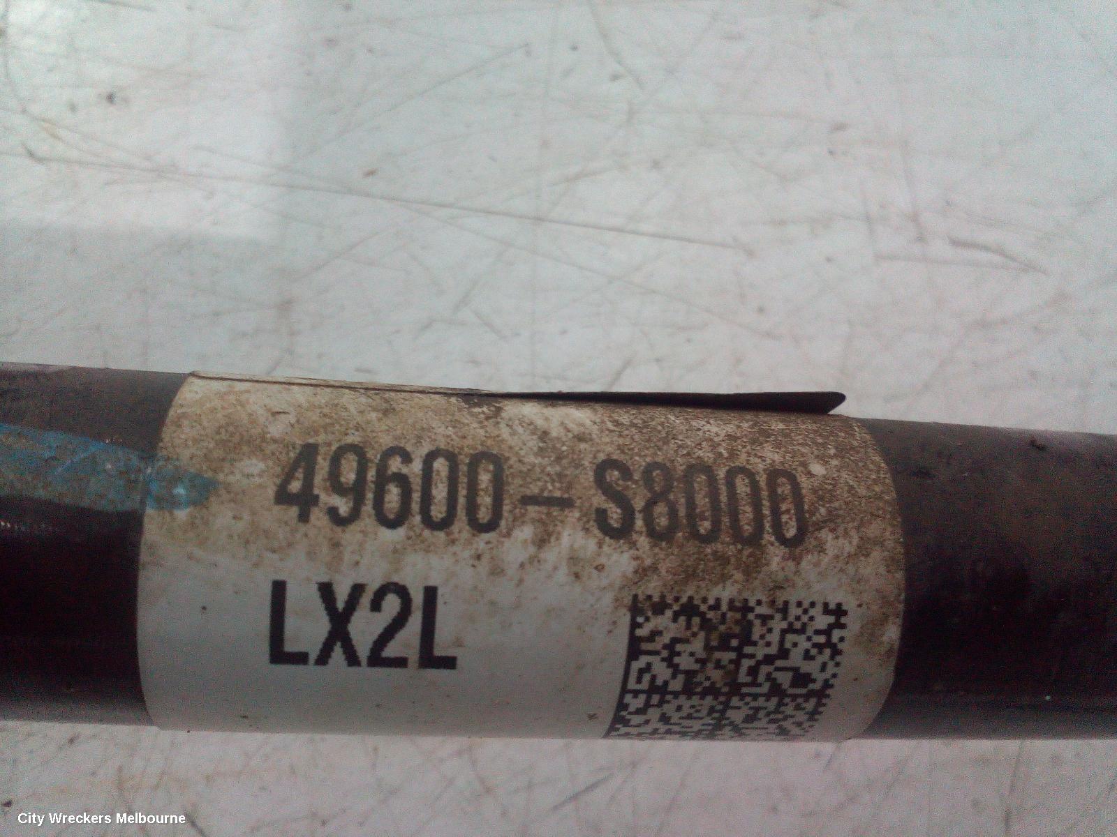 HYUNDAI PALISADE LEFT DRIVESHAFT, REAR, AWD, LX2, 07/2020 ONWARDS