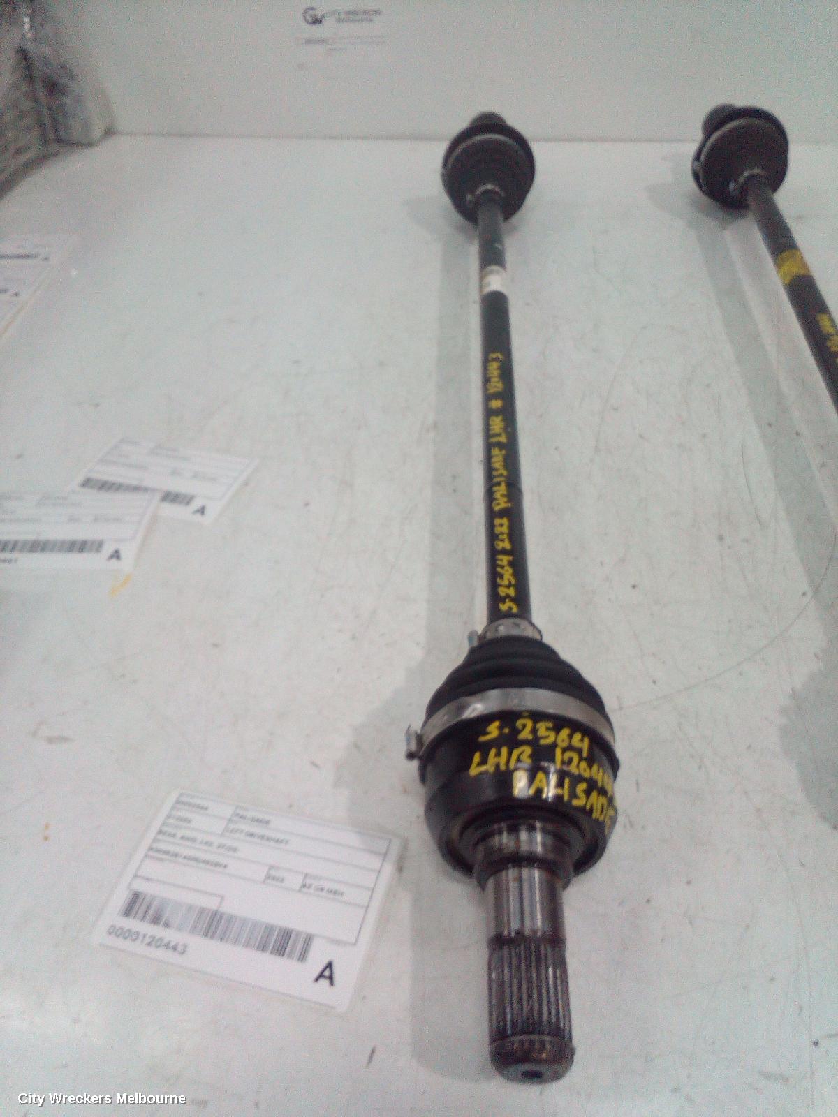 HYUNDAI PALISADE LEFT DRIVESHAFT, REAR, AWD, LX2, 07/2020 ONWARDS