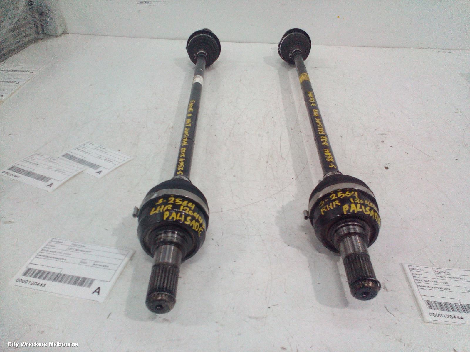 HYUNDAI PALISADE RIGHT DRIVESHAFT, REAR, AWD, LX2, 07/2020 ONWARDS