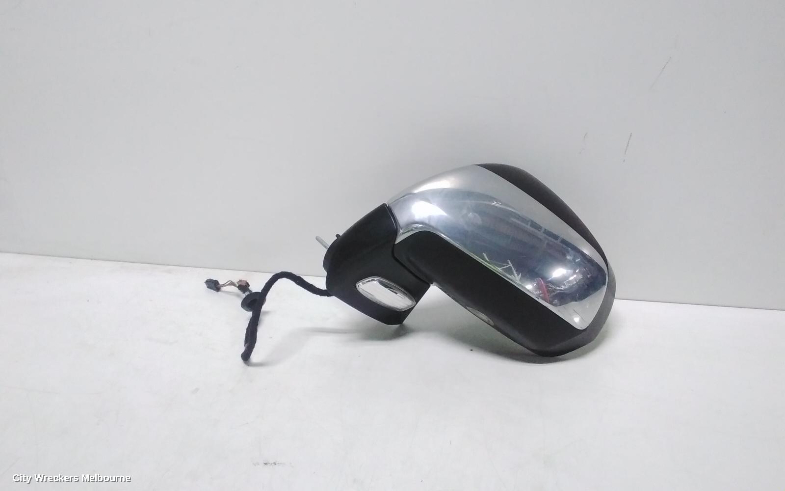 PEUGEOT 3008 LEFT DOOR MIRROR, T8, POWER FOLDING, CHROME, 05/2010 - 10/2016