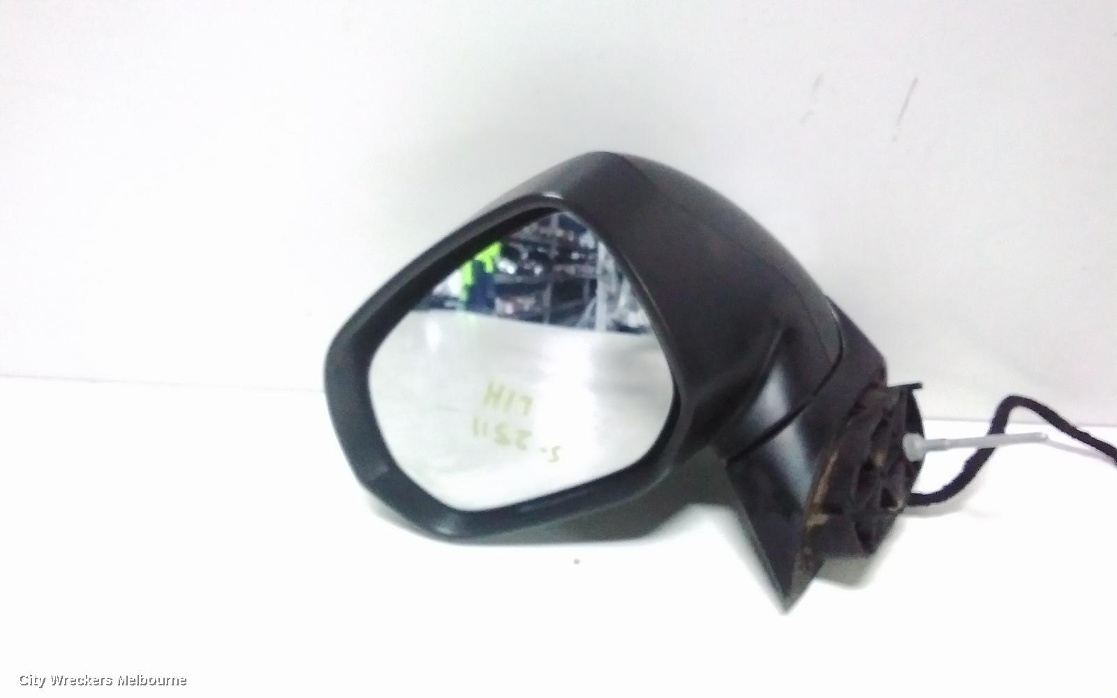 PEUGEOT 3008 LEFT DOOR MIRROR, T8, POWER FOLDING, CHROME, 05/2010 - 10/2016