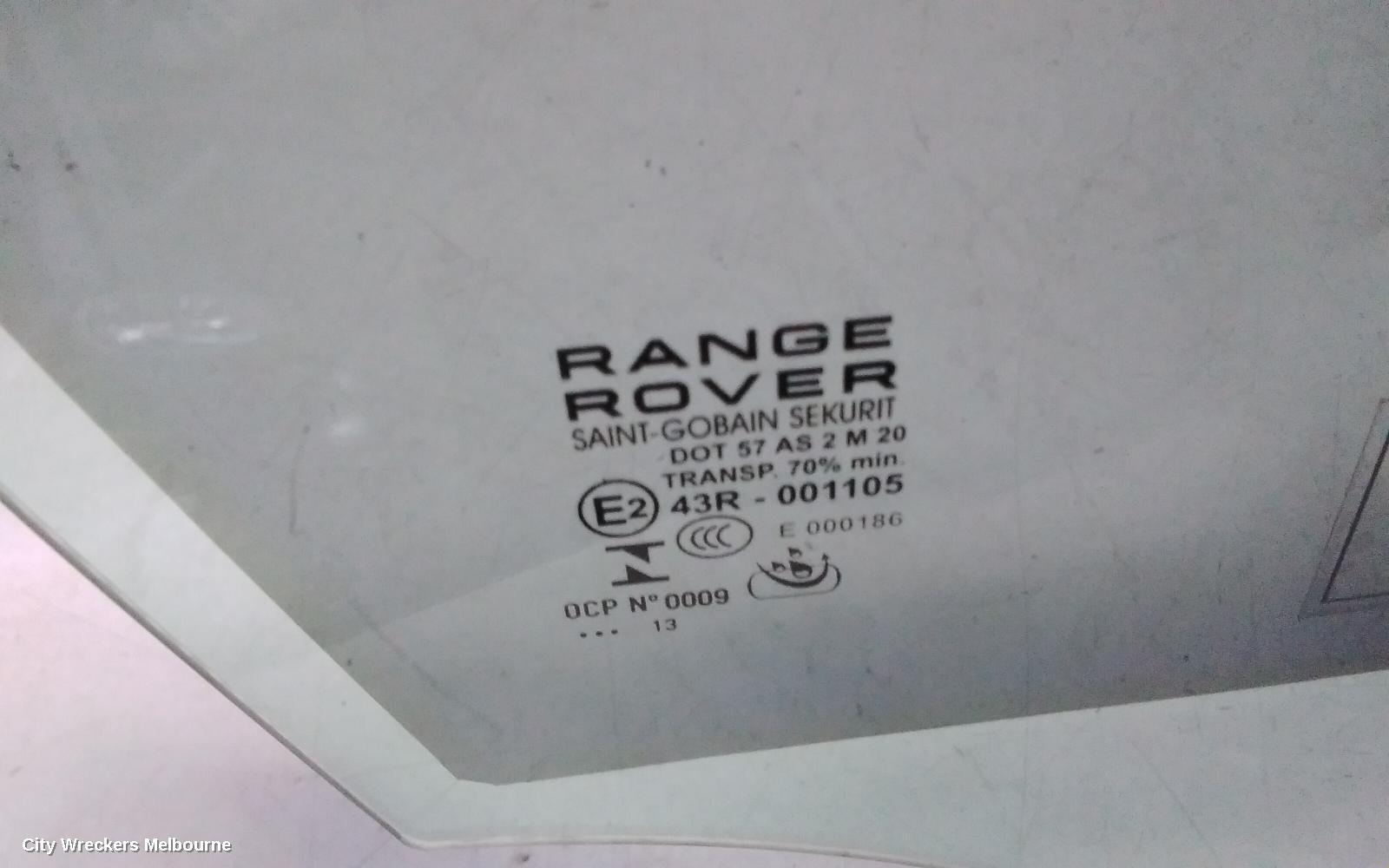 LAND ROVER RANGEROVER EVOQUE RIGHT FRONT DOOR WINDOW, L538, 11/2011 - 01/2019
