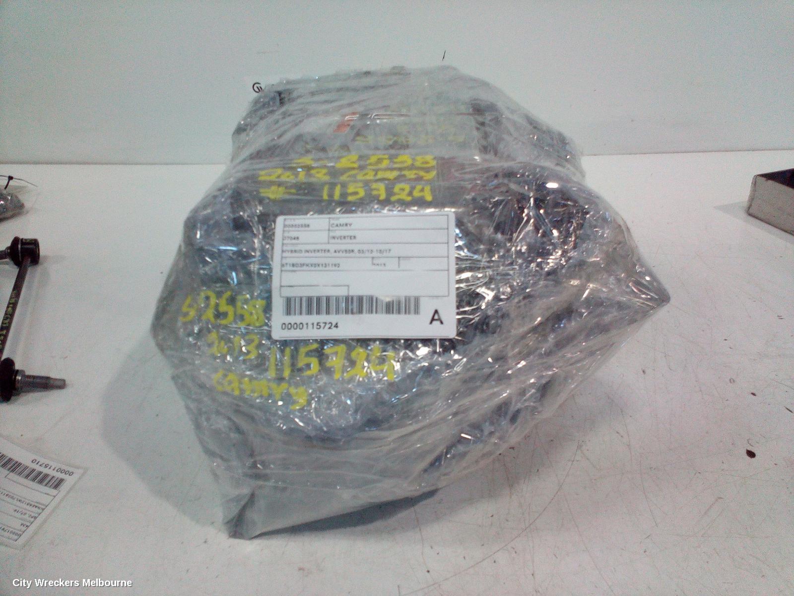 TOYOTA CAMRY INVERTER, HYBRID INVERTER, AVV50R, 03/2012 - 10/2017