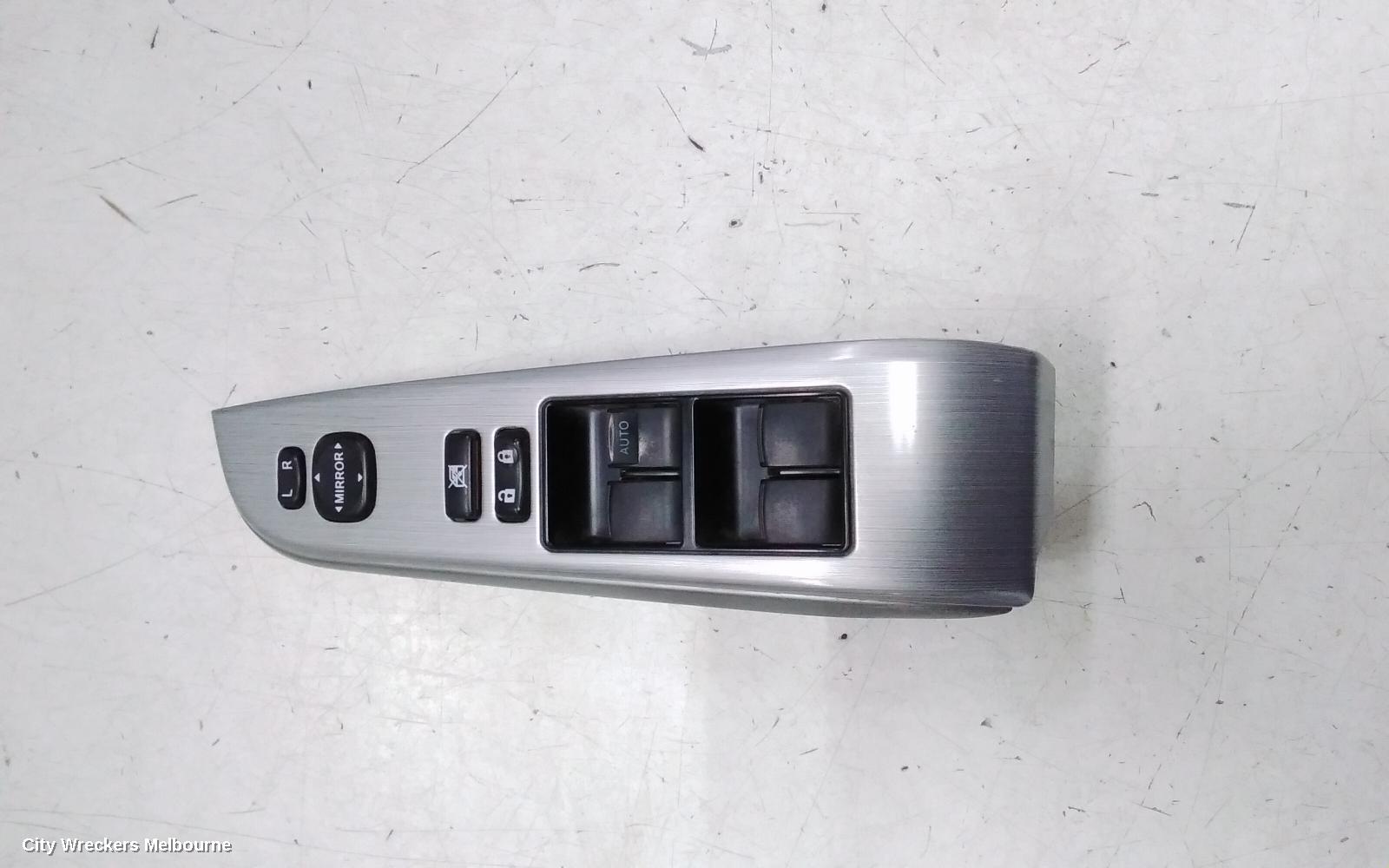 TOYOTA CAMRY PWR DR WIND SWITCH, RH FRONT (MASTER SWITCH), ASV50/AVV50, 12/2011 - 10/2017