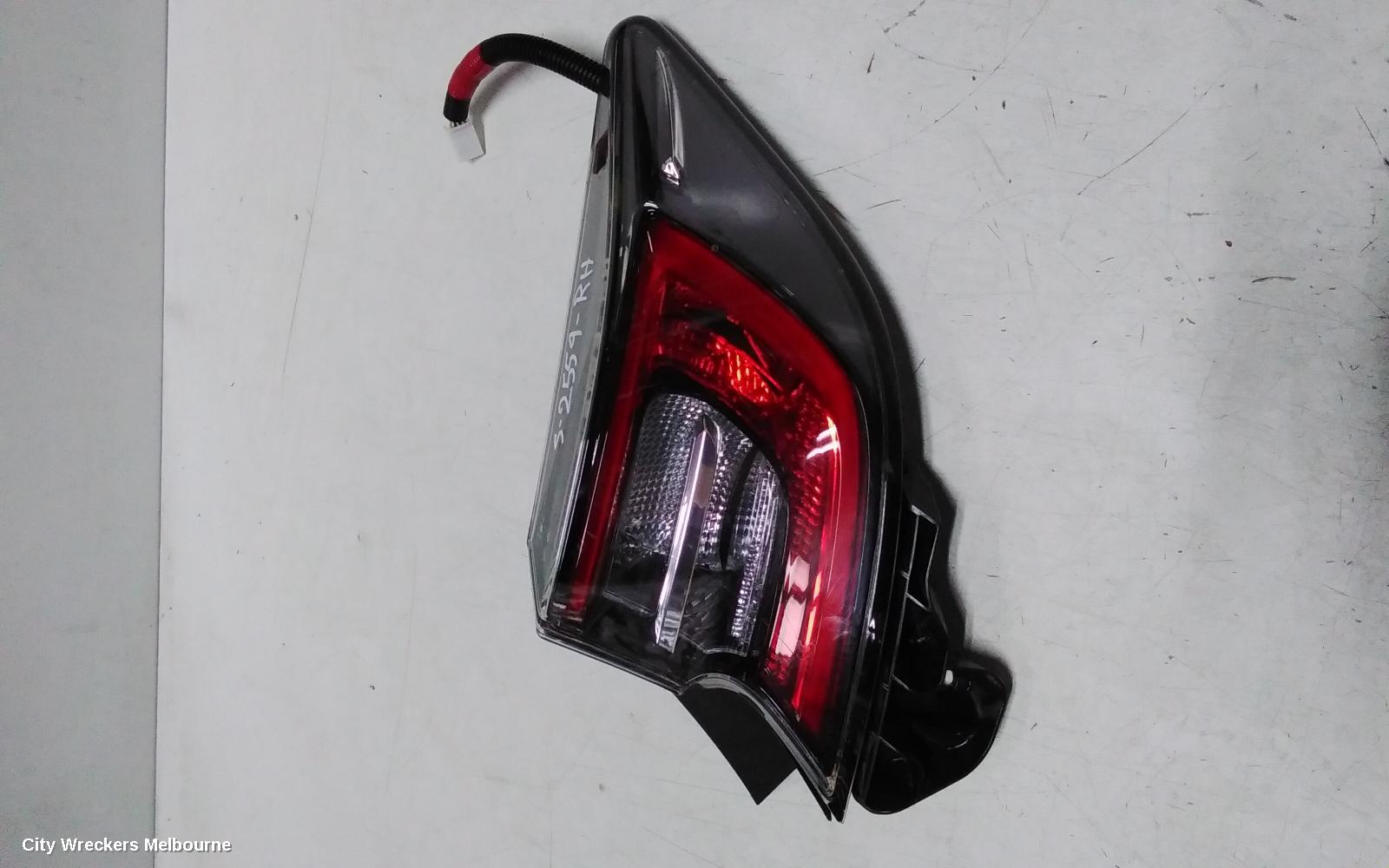TOYOTA COROLLA RIGHT TAILLIGHT, E210, IN BODY, HATCH, 07/2018 - 08/2022