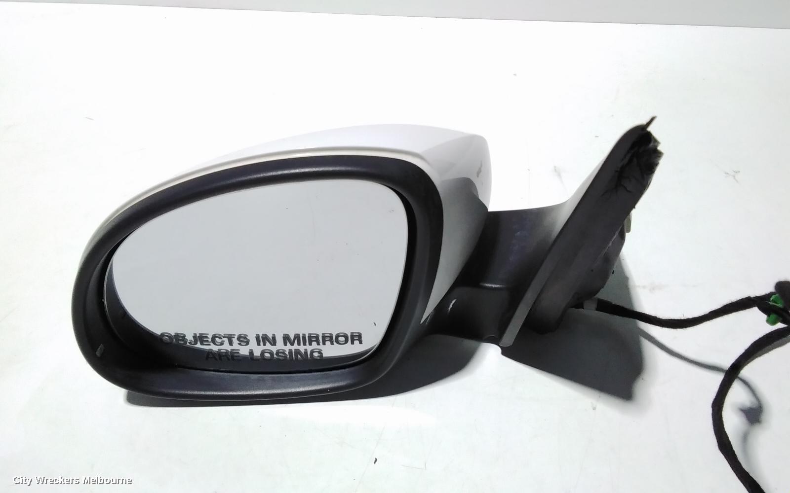 VOLKSWAGEN TIGUAN LEFT DOOR MIRROR, 5N, MANUAL FOLD (6XN), HEATED TYPE, 05/2008 - 08/2016