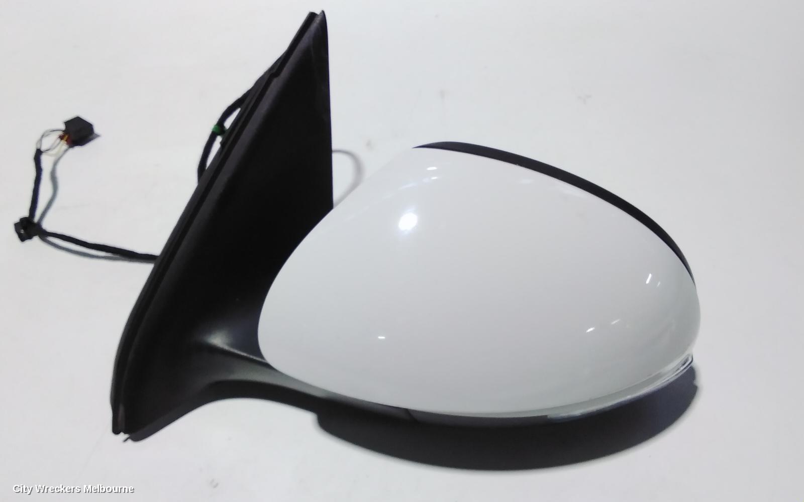 VOLKSWAGEN TIGUAN LEFT DOOR MIRROR, 5N, MANUAL FOLD (6XN), HEATED TYPE, 05/2008 - 08/2016