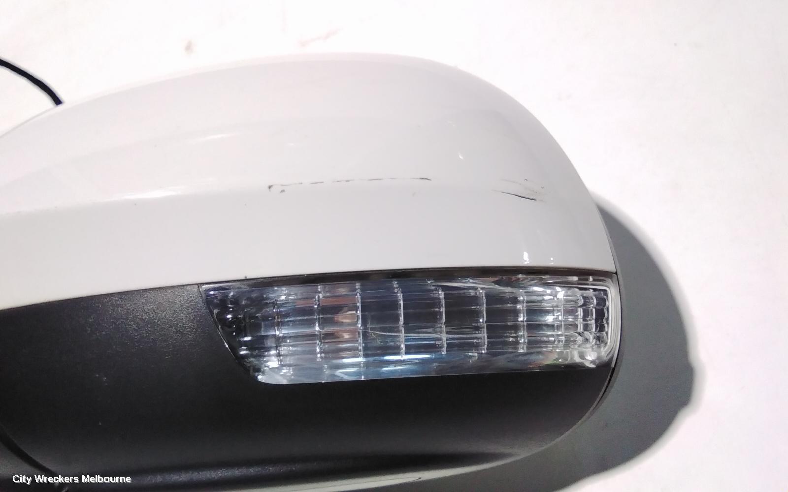 VOLKSWAGEN TIGUAN LEFT DOOR MIRROR, 5N, MANUAL FOLD (6XN), HEATED TYPE, 05/2008 - 08/2016