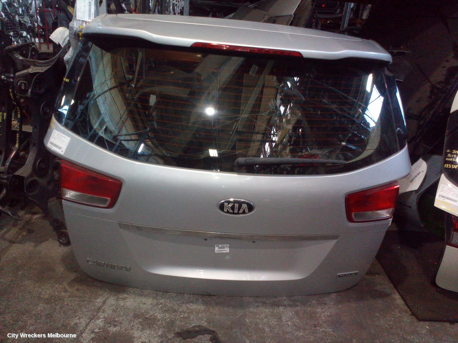 KIA CARNIVAL/GRAND CARNIVAL BOOTLID/TAILGATE, TAILGATE, YP, S/SI, STANDARD TYPE, 02/2015 - 10/2020