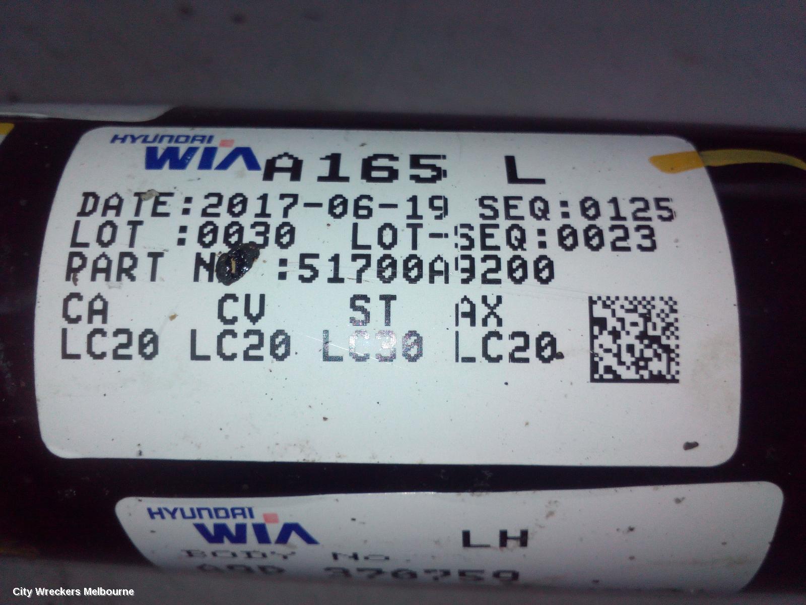 KIA CARNIVAL/GRAND CARNIVAL LEFT FRONT STRUT, YP, 2.2, DIESEL, 02/2015 - 02/2018