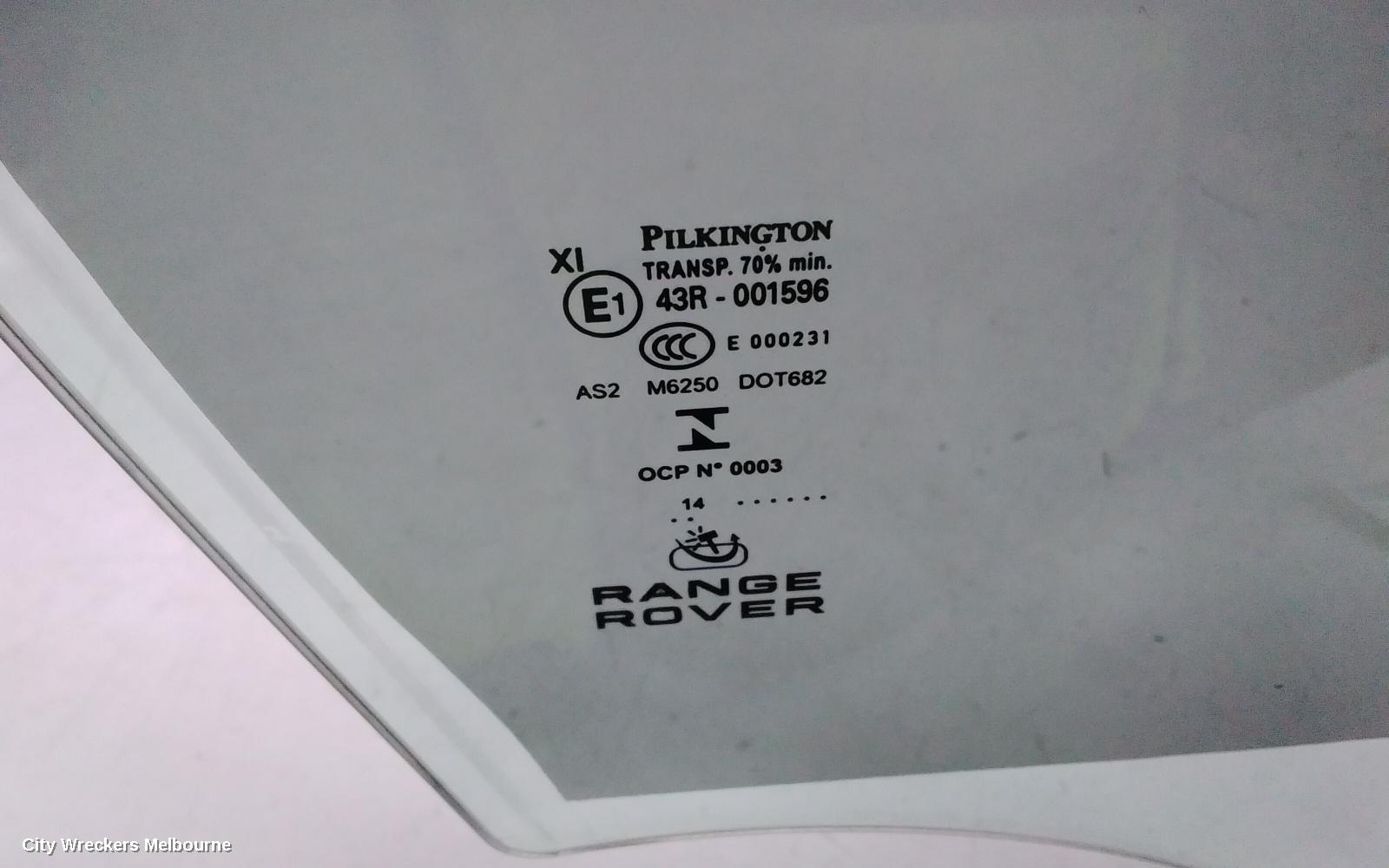 LAND ROVER RANGEROVER SPORT RIGHT FRONT DOOR WINDOW, L494, 12/2013 - 04/2022