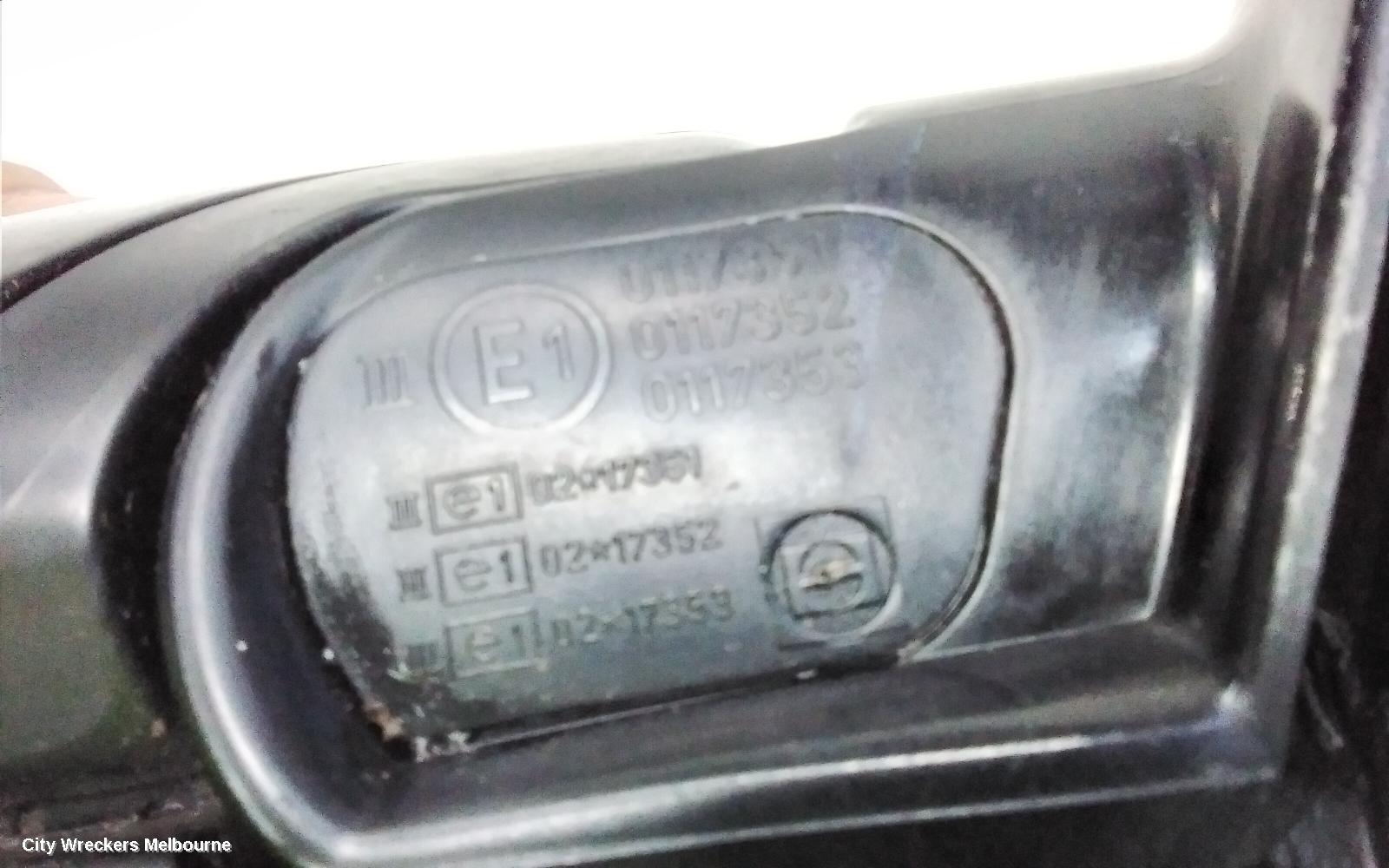 BMW 3 SERIES RIGHT DOOR MIRROR, E46, SEDAN, 5 WIRE TYPE, 09/1998 - 01/2005