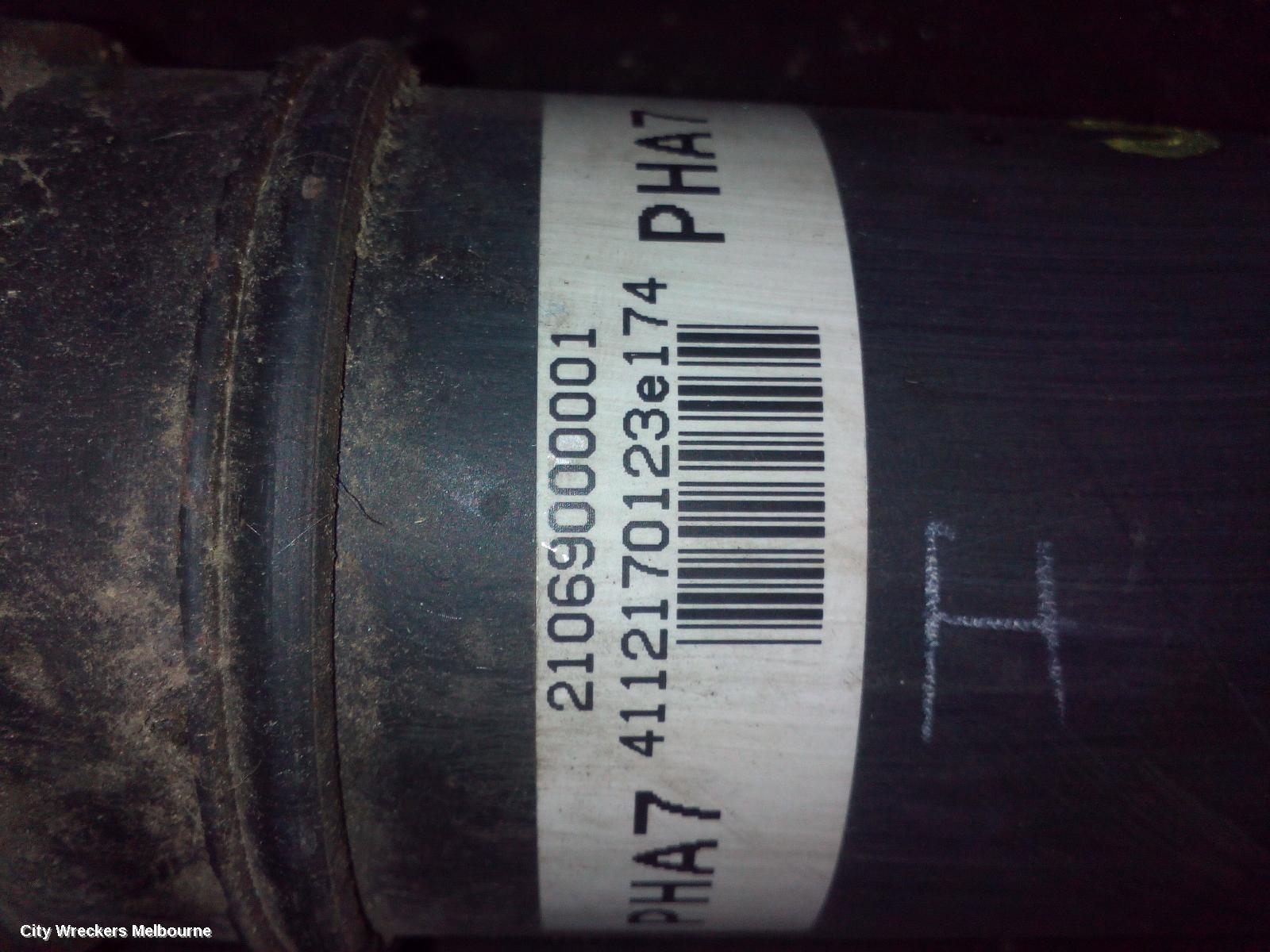 TOYOTA HIACE REAR DRIVE SHAFT, TRH, LWB/SWB, AUTO T/M, PETROL, 03/2015 - 04/2019