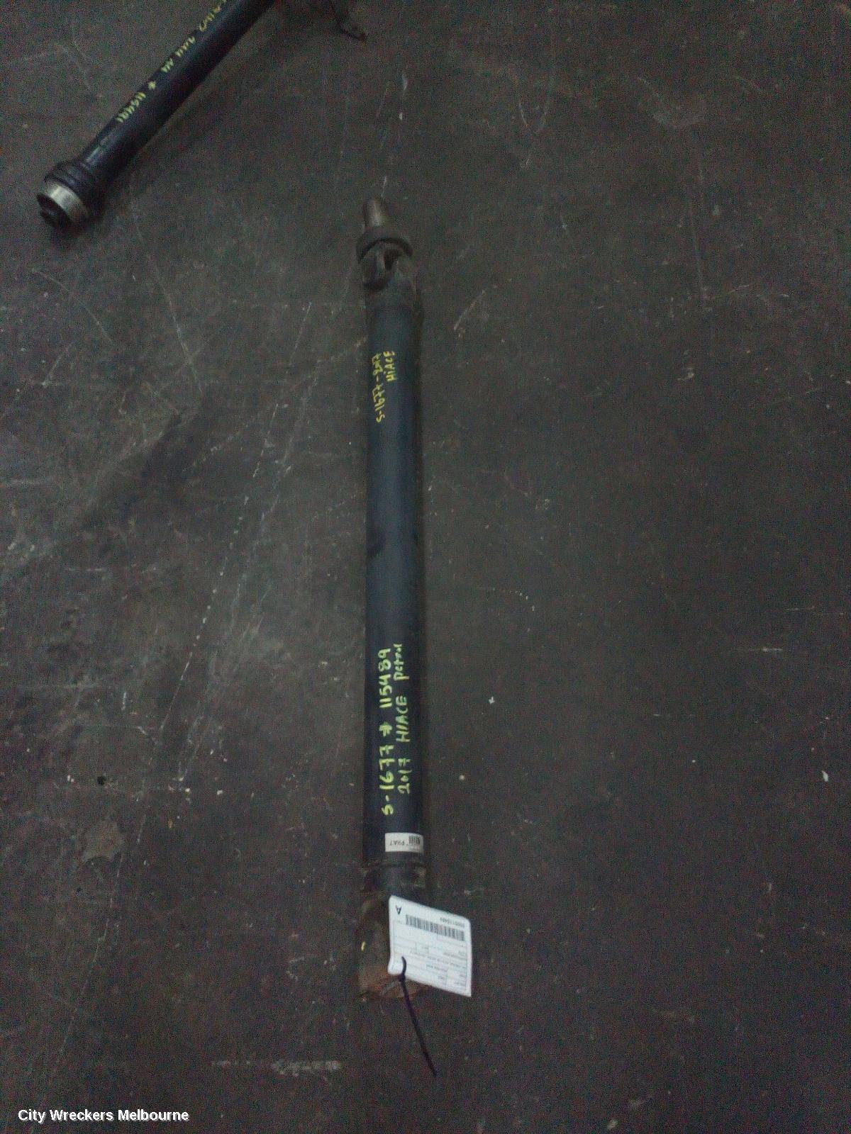 TOYOTA HIACE REAR DRIVE SHAFT, TRH, LWB/SWB, AUTO T/M, PETROL, 03/2015 - 04/2019