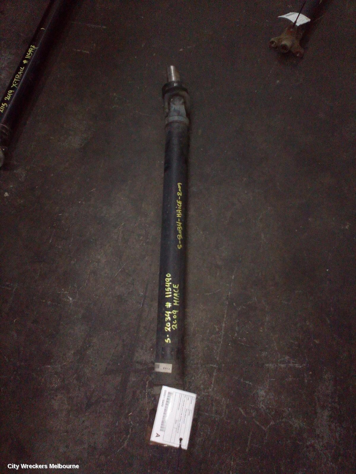 TOYOTA HIACE REAR DRIVE SHAFT, TRH, LWB/SWB, AUTO T/M, PETROL, 03/2005 - 02/2015