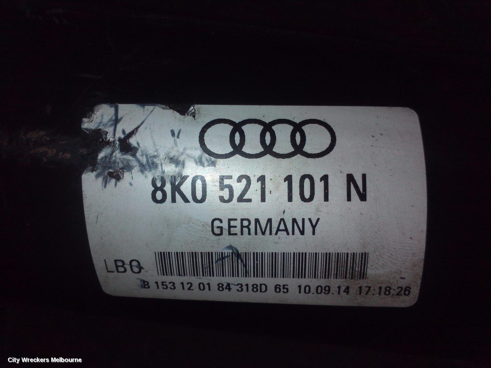 AUDI A4 REAR DRIVE SHAFT, B8 8K, 07/2012 - 09/2015