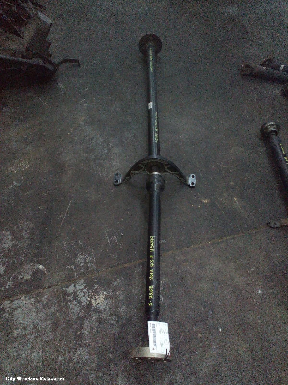 AUDI Q3 REAR DRIVE SHAFT, Q3, 8U, 03/2012 - 12/2018