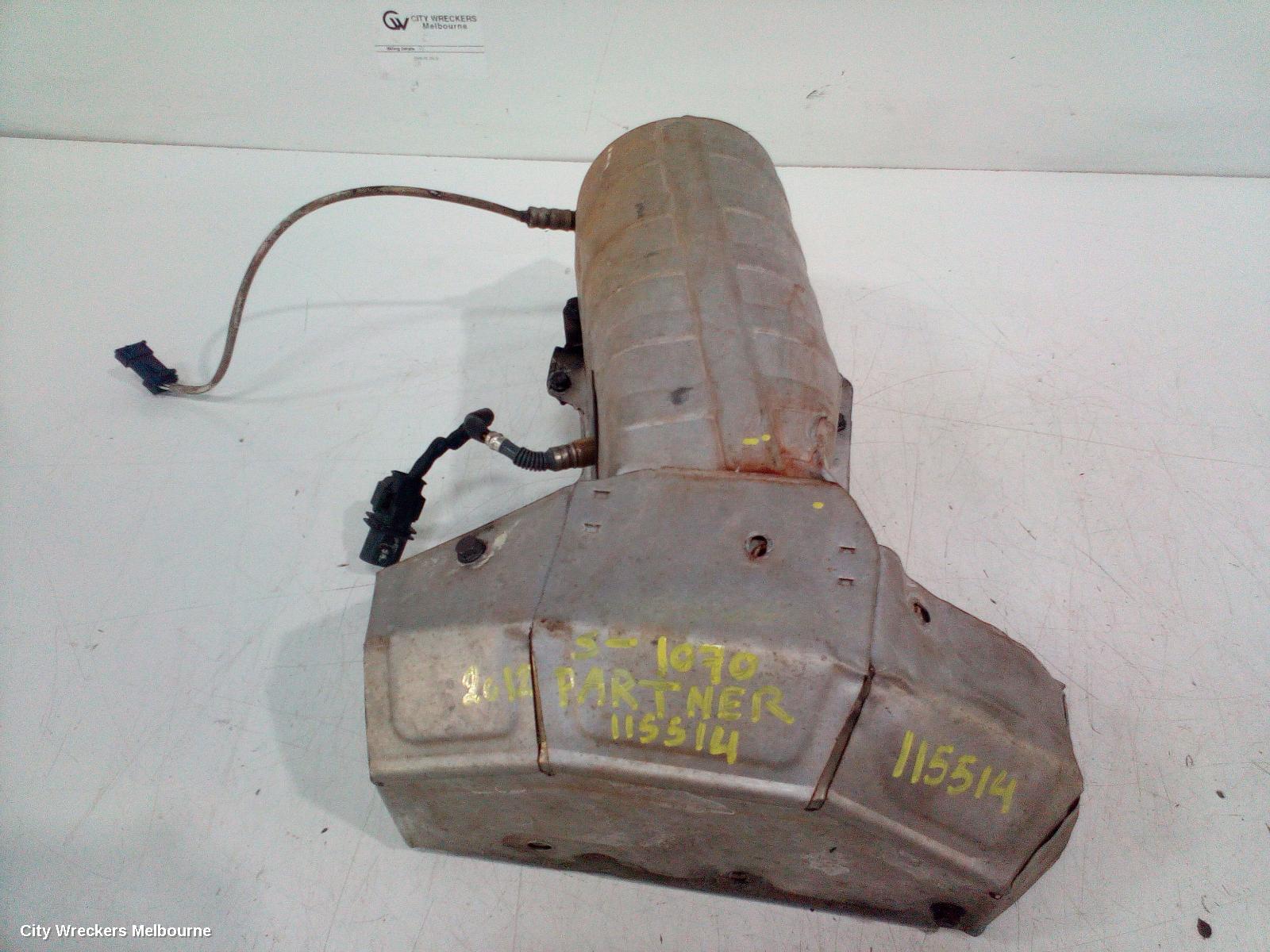 PEUGEOT PARTNER CATALYTIC CONVERTER, DOWNPIPE-CAT TYPE, 1.6, PETROL, 09/2008 - 01/2015