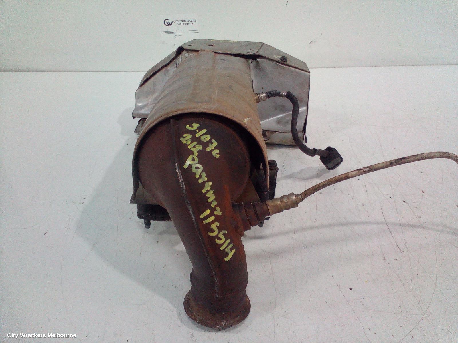 PEUGEOT PARTNER CATALYTIC CONVERTER, DOWNPIPE-CAT TYPE, 1.6, PETROL, 09/2008 - 01/2015