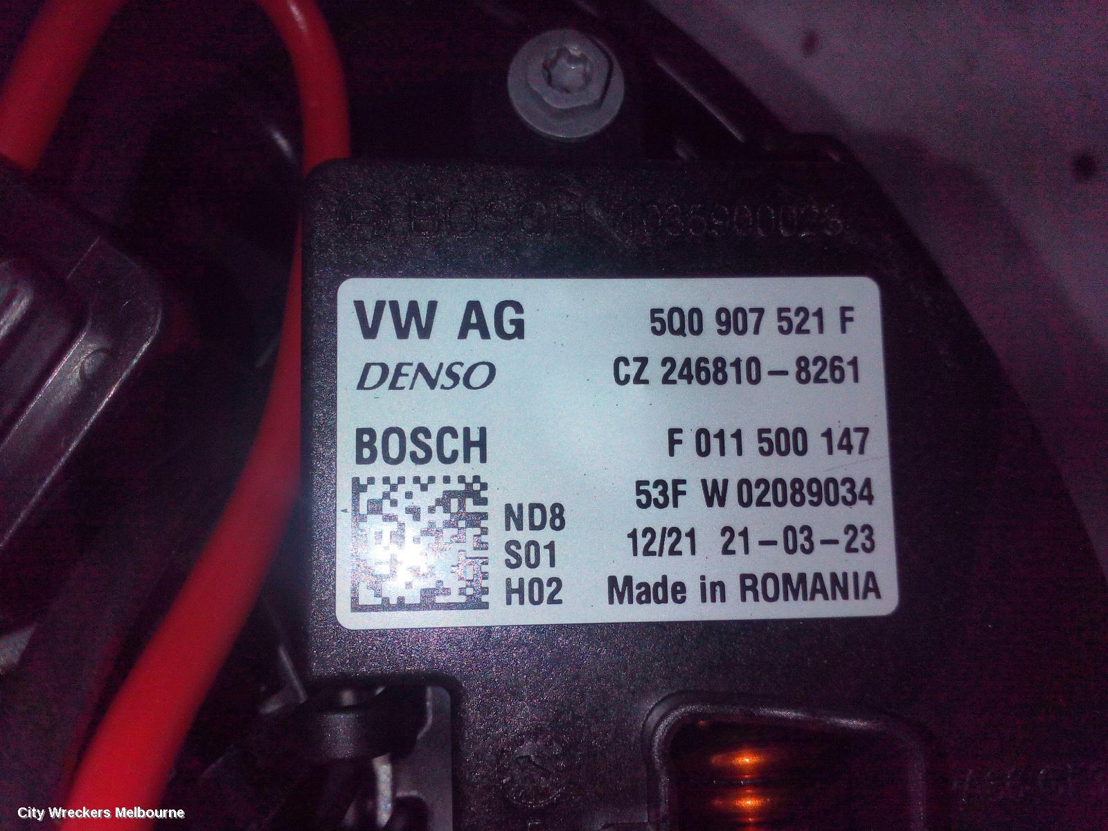 VOLKSWAGEN CRAFTER HEATER FAN MOTOR, SY1, 08/2017 ONWARDS