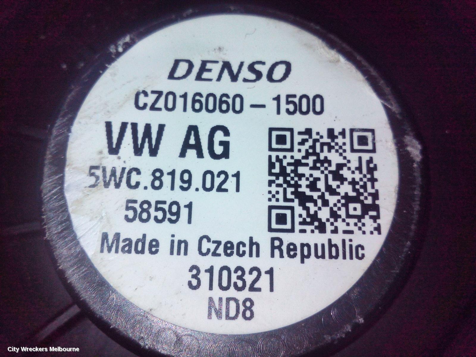 VOLKSWAGEN CRAFTER HEATER FAN MOTOR, SY1, 08/2017 ONWARDS