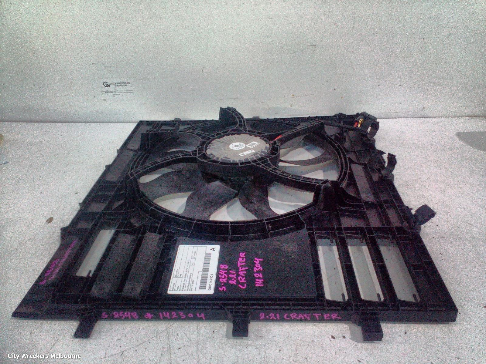 VOLKSWAGEN CRAFTER FAN, RADIATOR FAN, DIESEL, 850W, SY1, 08/2017 ONWARDS
