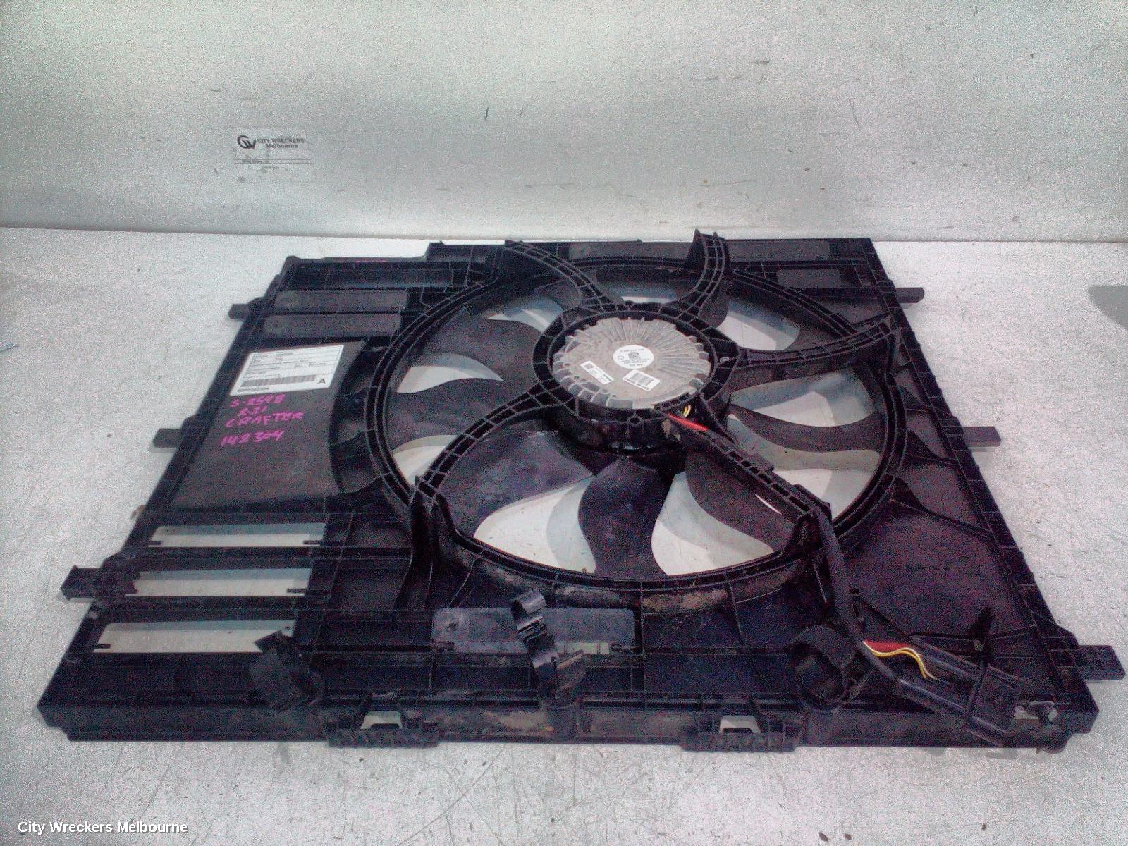 VOLKSWAGEN CRAFTER FAN, RADIATOR FAN, DIESEL, 850W, SY1, 08/2017 ONWARDS