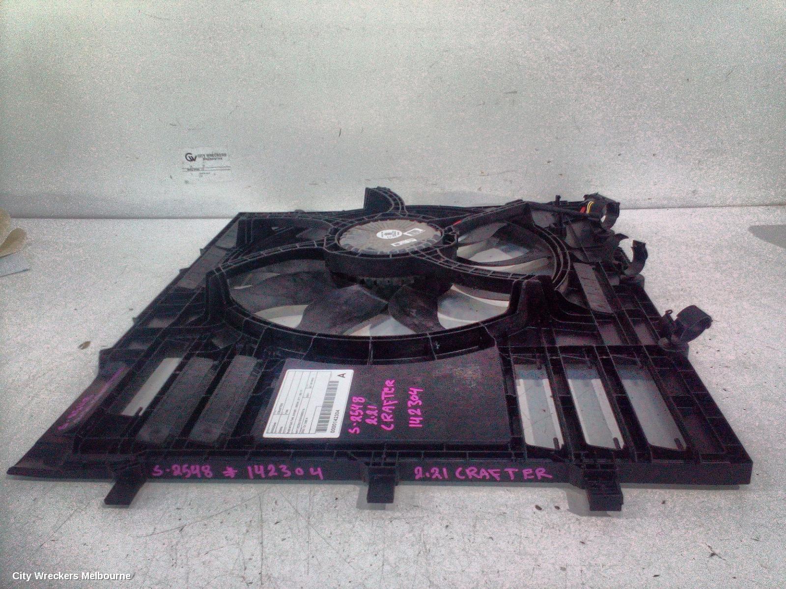 VOLKSWAGEN CRAFTER FAN, RADIATOR FAN, DIESEL, 850W, SY1, 08/2017 ONWARDS