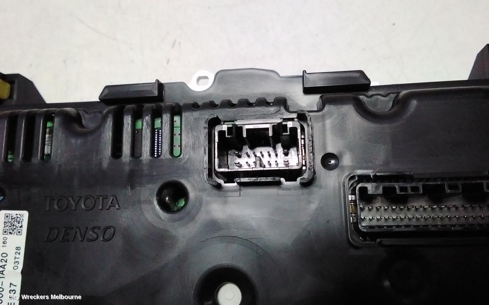 TOYOTA COROLLA INSTRUMENT CLUSTER, 1.8, 2ZR-FE, AUTO T/M, ASCENT/ASCENT SPORT, ZRE182R, HATCH, 06/2015 - 06/2018