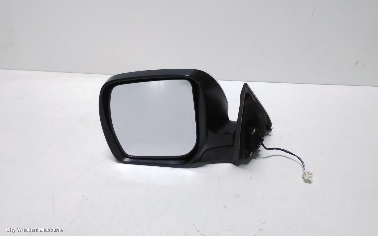 SUBARU FORESTER LEFT DOOR MIRROR, SH, COLOUR CODED, NON FLASHER, NON HEATED, (3 WIRE), 02/2008 - 11/2010