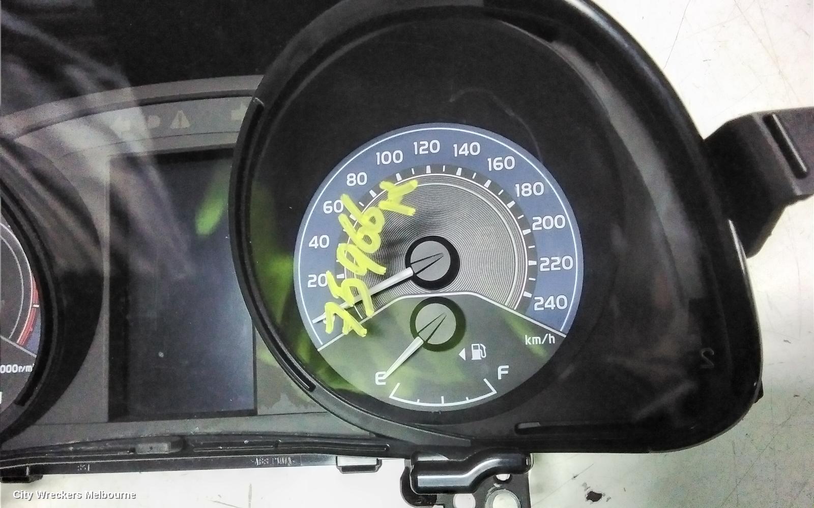 TOYOTA COROLLA INSTRUMENT CLUSTER, 1.8, AUTO T/M, 2ZR-FE, ZR/SX, ZRE182R, HATCH, 06/2015 - 06/2018